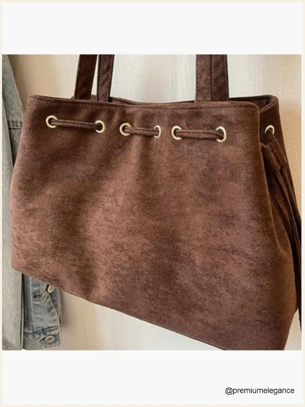 Slouchy Suede Hobo Bag Women Crossbody Shoulder Purse Tote Handbag